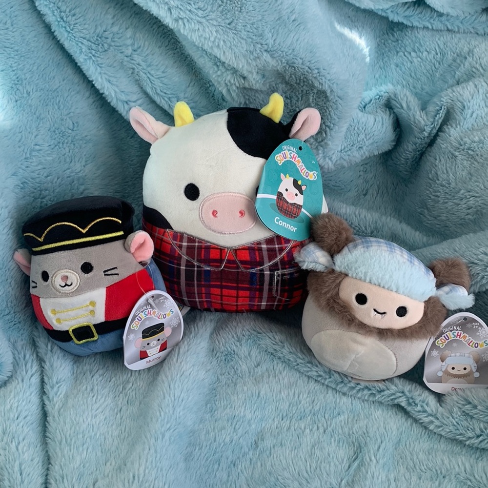 Conner, Dray and Murray Squishmallows